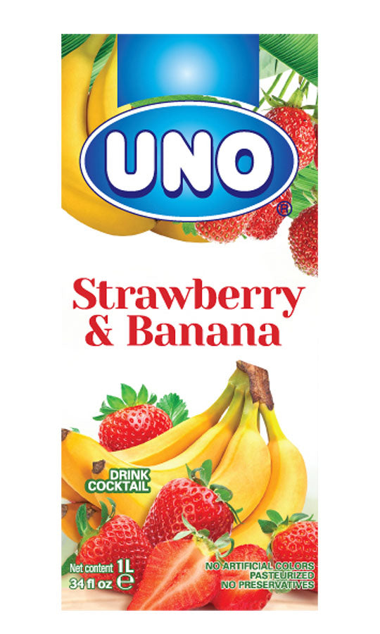 Uno Banana Strawberry (1 Liter)