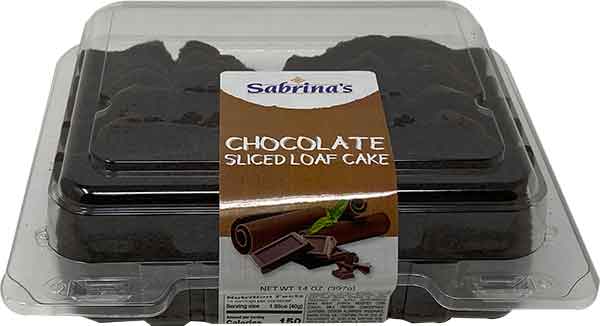 Sabrina's Cake Loaf Sliced Chocolate (14 oz)