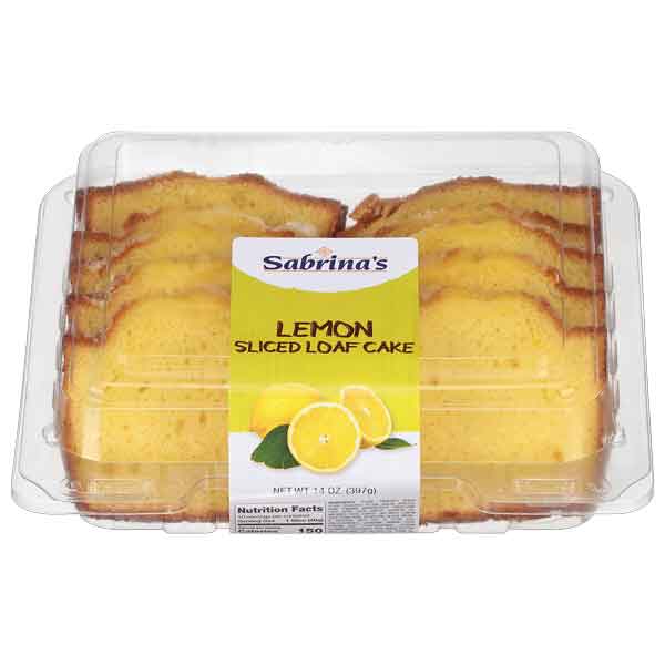 Sabrina's Cake Loaf Sliced Lemon (14 oz)