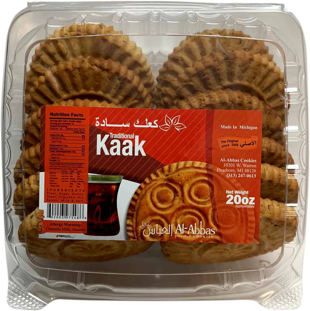 Al Abbas Cookies-Traditional Kaak (10 ct)(20 oz)