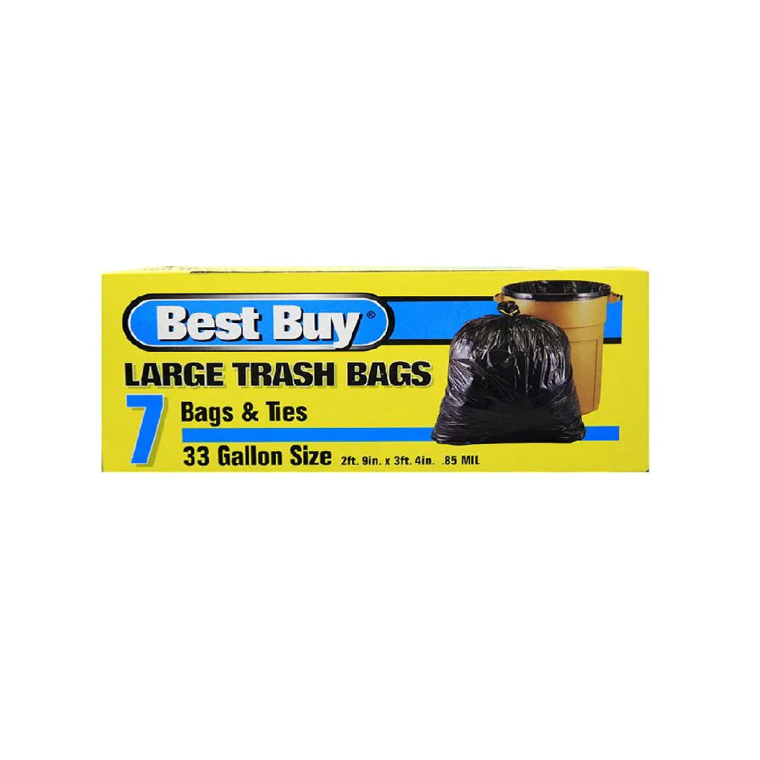 Best Buy Large Trash Bags (7 bags)
