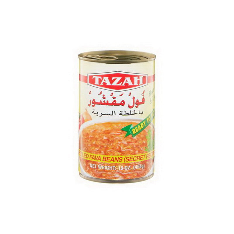 Tazah Peeled Fava Beans (Secret Recipe) (16 oz)