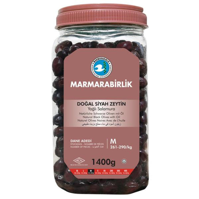 Marmarabirlik Black Olives (1400g)
