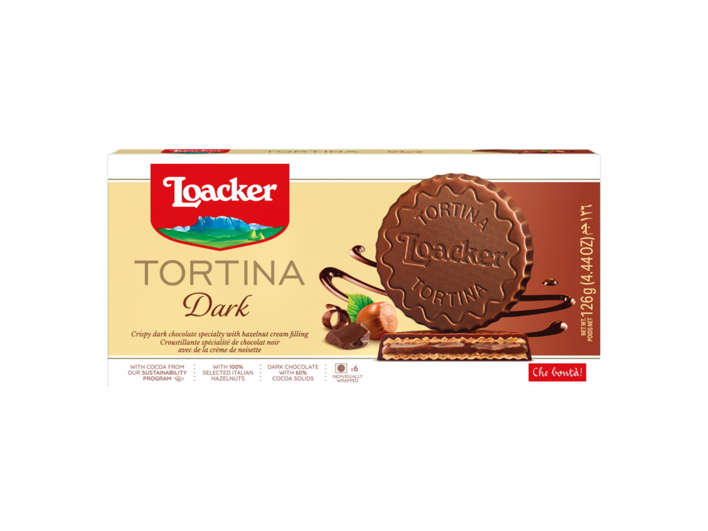 Loacker Tortina Dark Chocolate (126g)