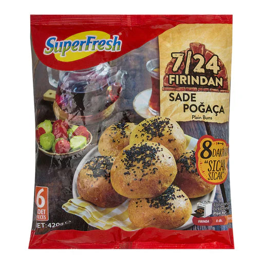 Superfresh Plain Buns 420g