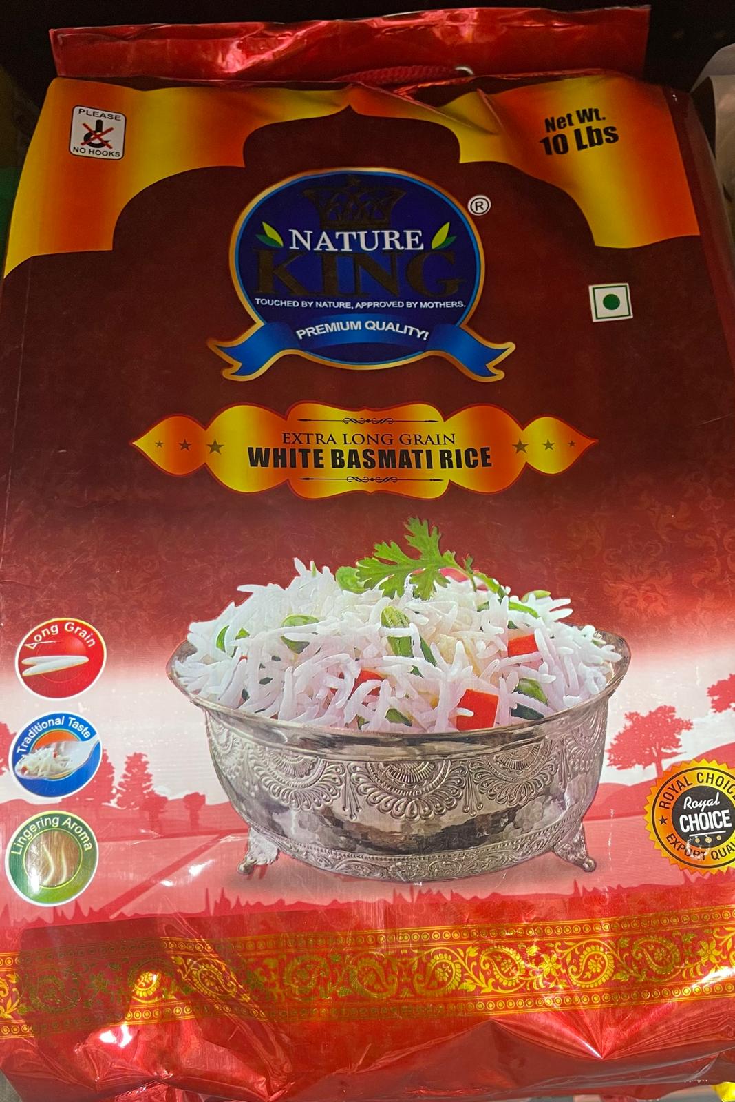 Nature King Extra Long Grain Basmati Rice Red (10 lb)