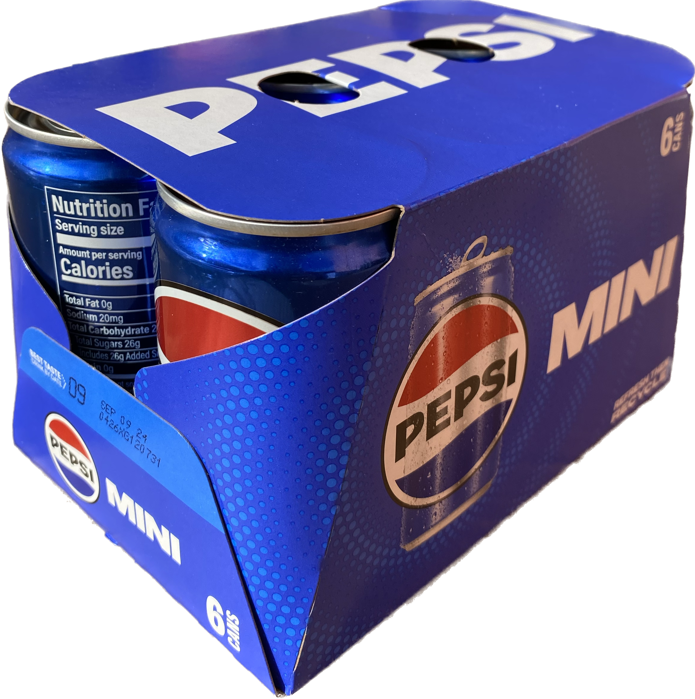 Pepsi Mini Cans (6 ct) – Buffalo Fresh Markets