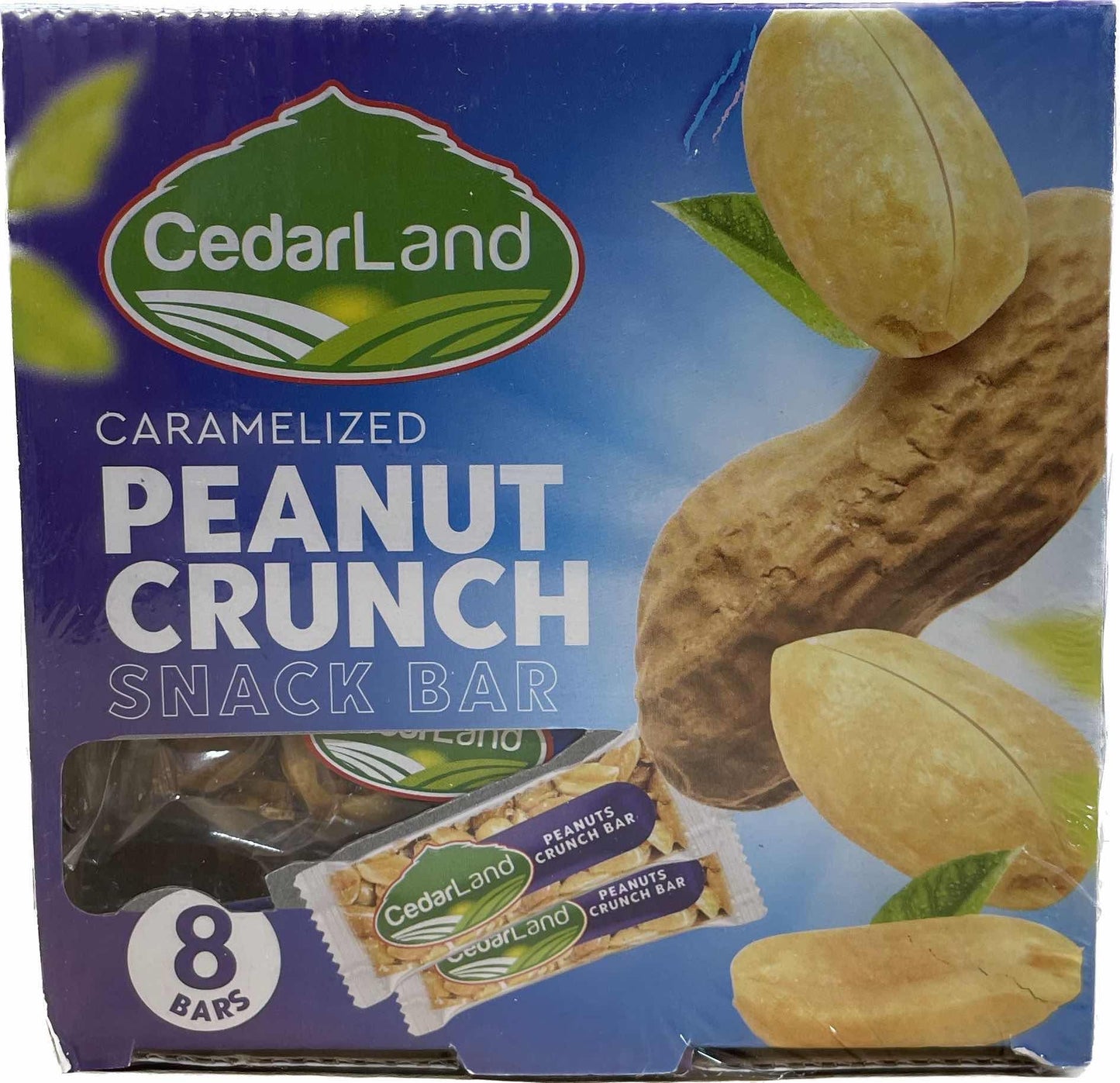 Cedarland Peanut Crunch Snack Bar (8 ct)