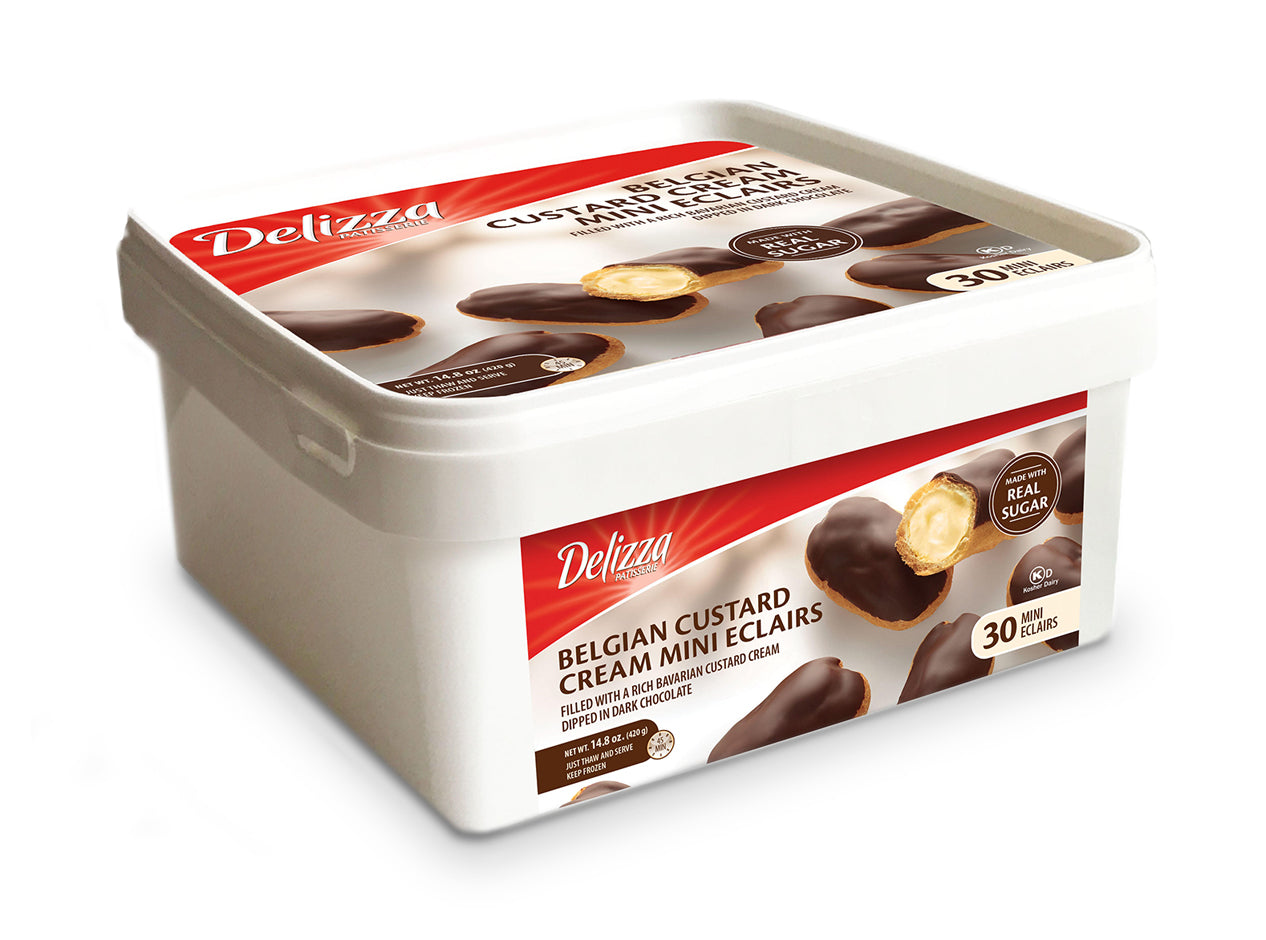 Delizza Custard Cream Mini Eclairs (30ct)