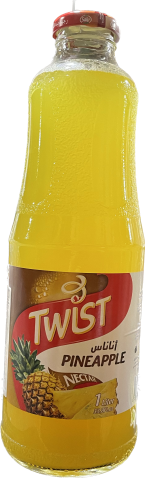 Twist Glass Pineapple Nectar (1 Liter)