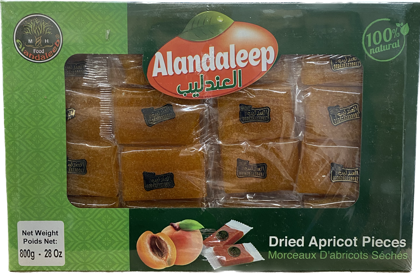 Alandaleep Dried Apricot Pieces Natural (800g)