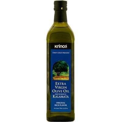 Krinos Extra Virgin Olive Oil Silver Bottles (750 ml)