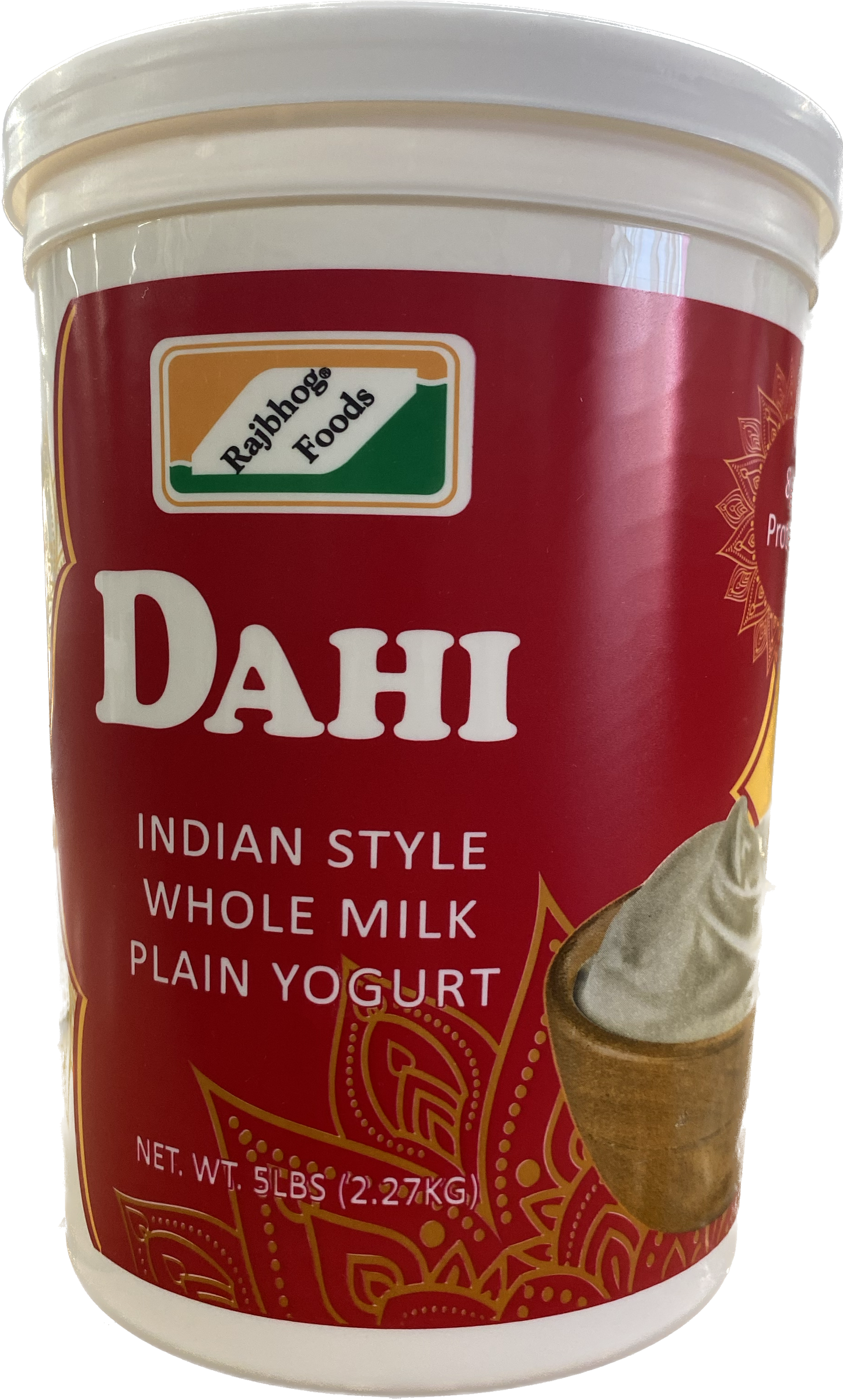Rajbhog Whole Milk Plain Yogurt (5 lb)