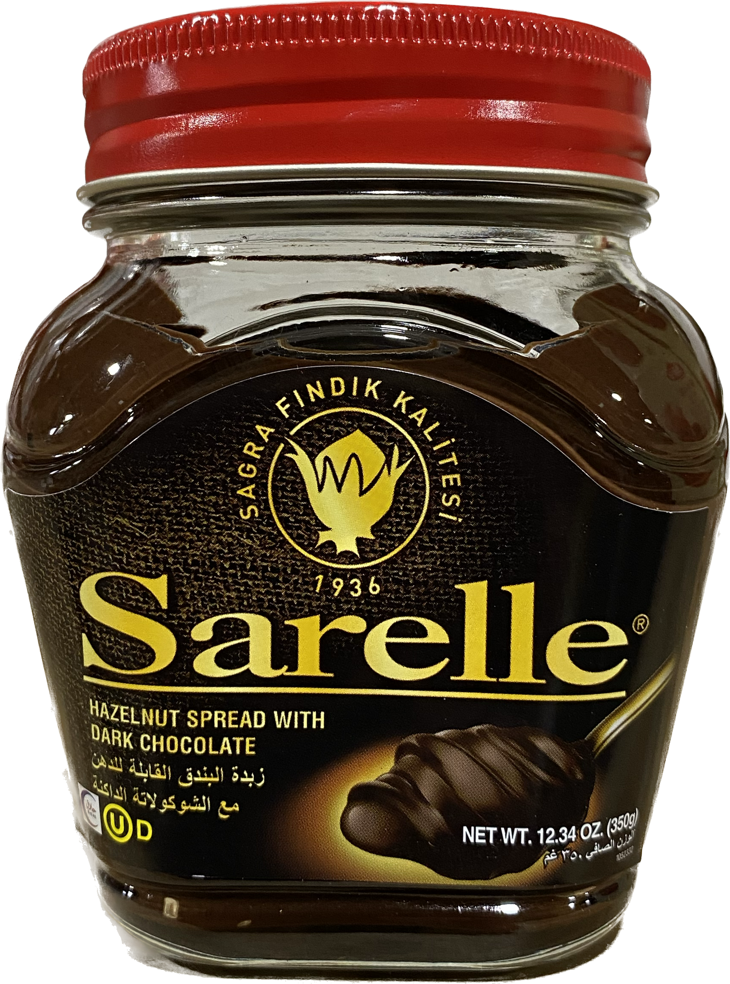 Sarelle Hazelnut Spread With Bitter Cocoa (350g)