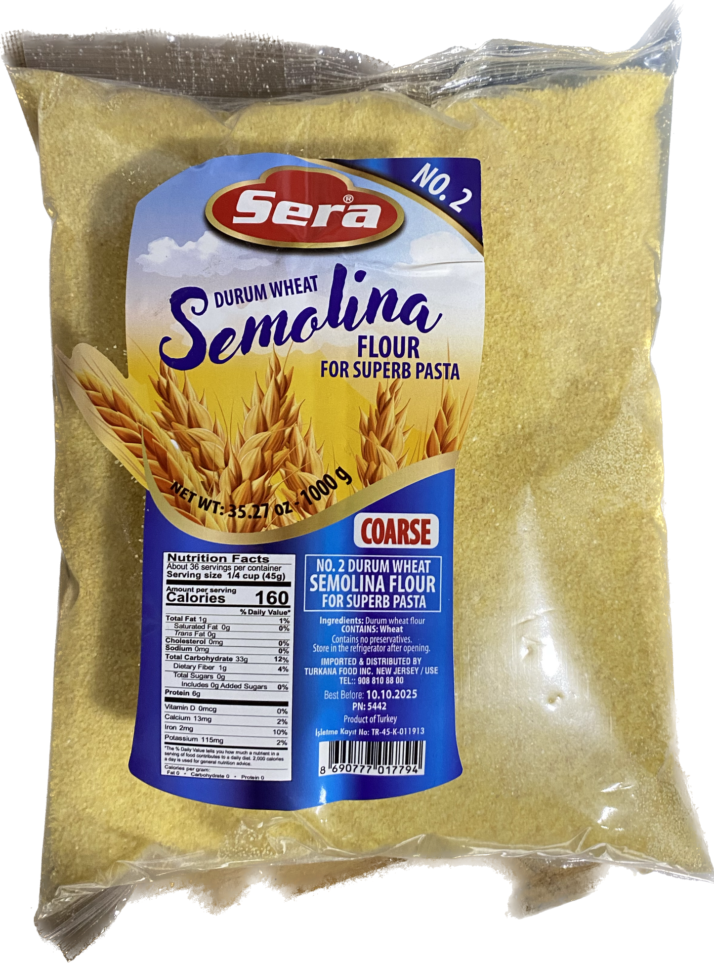 Sera Semolina Coarse (1000g)