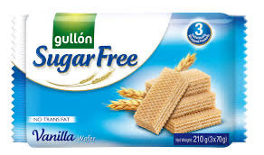 Gullón Vanilla Wafer Sugar Free (210g)