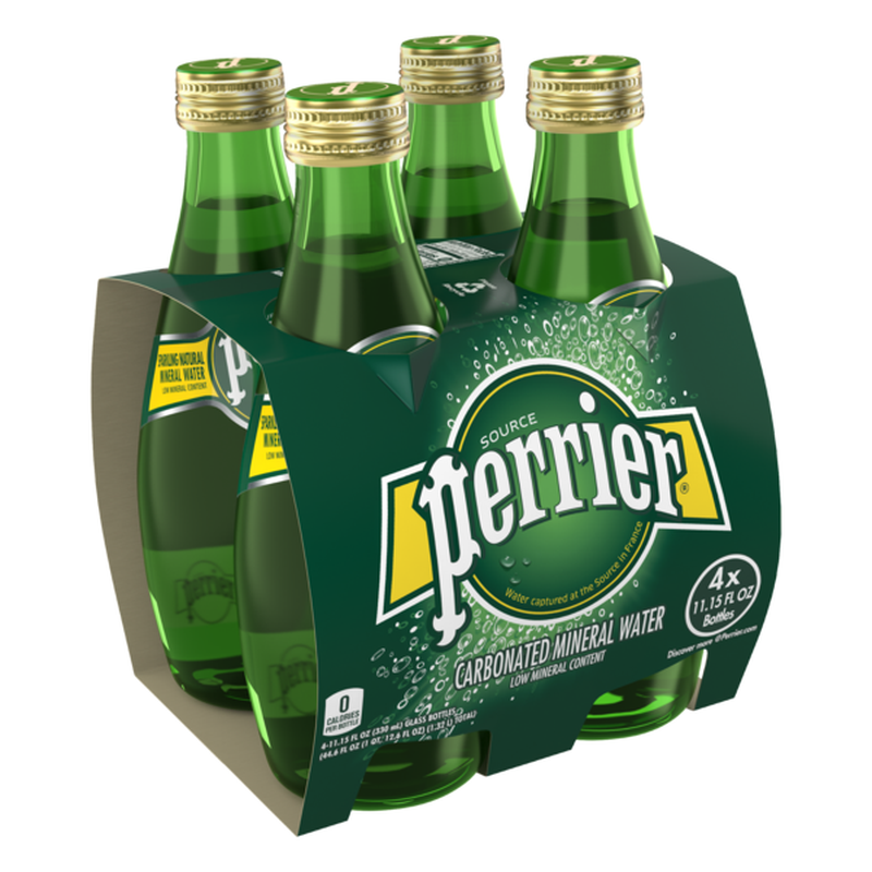Perrier Carbonated Mineral Water (4 pk)