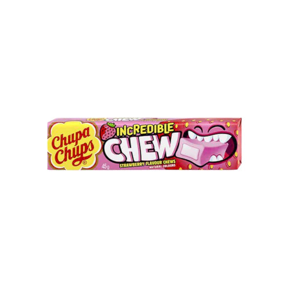 Chupa Chups Incredible Chew Erdbeere(45g)