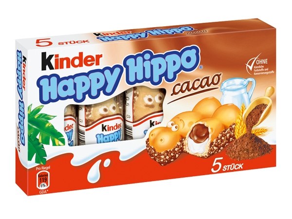 Kinder Happy Hippo Biscuit (5 ct)