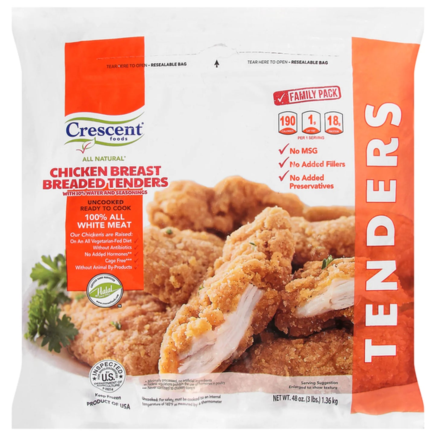 Crescent Chicken Tenders (3lbs)