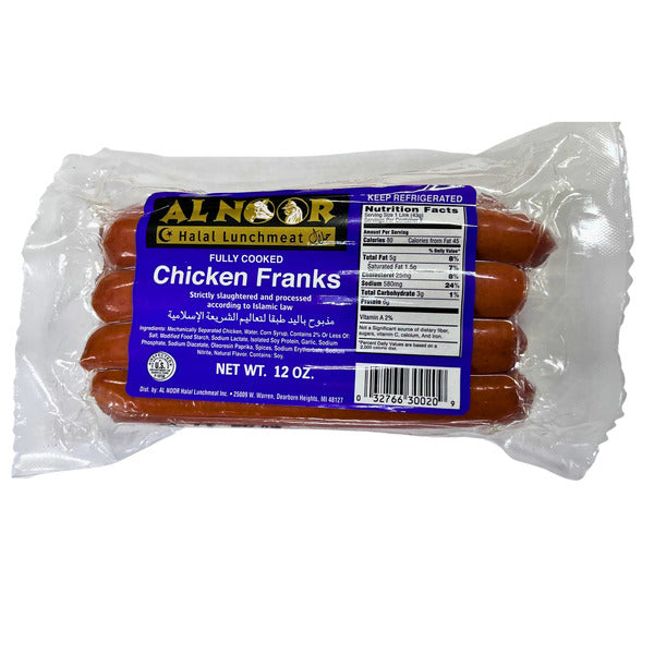 Al Noor Chicken Franks (12 oz)